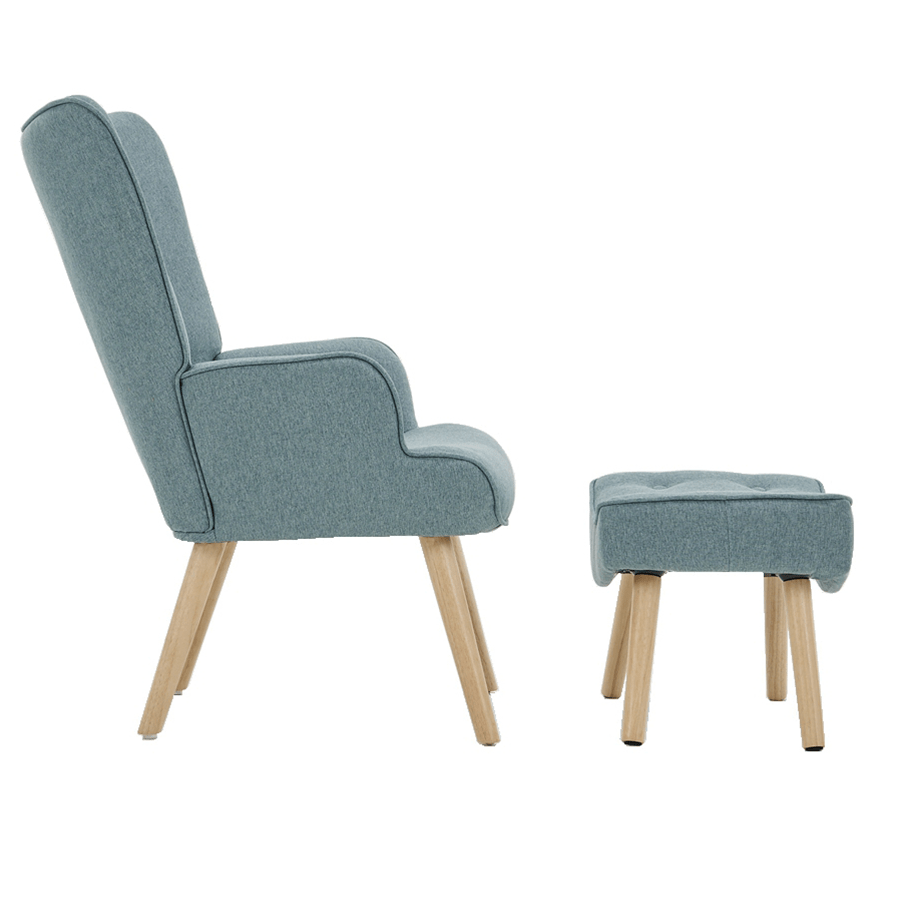 Ivan Armchair with Foot Stool Ivan Armchair with Foot Stool Mandaue Foam