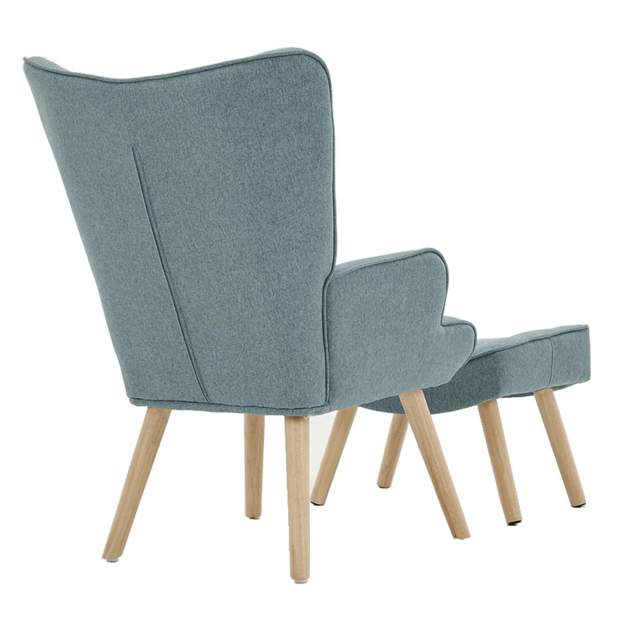 Ivan Armchair with Foot Stool Ivan Armchair with Foot Stool Mandaue Foam