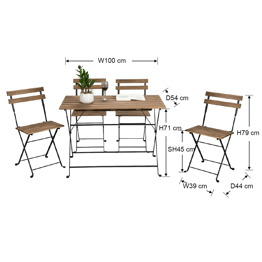 Ivy 4 Seater Outdoor Dining Set Ivy 4 Seater Outdoor Dining Set Mandaue Foam