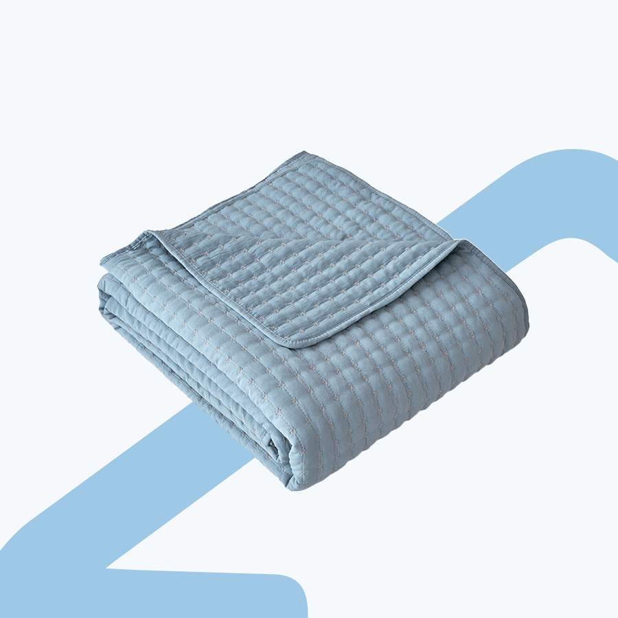 Ivy Bedspread - Blue