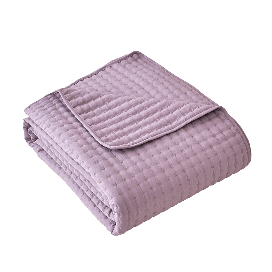 Ivy Bedspread - Purple