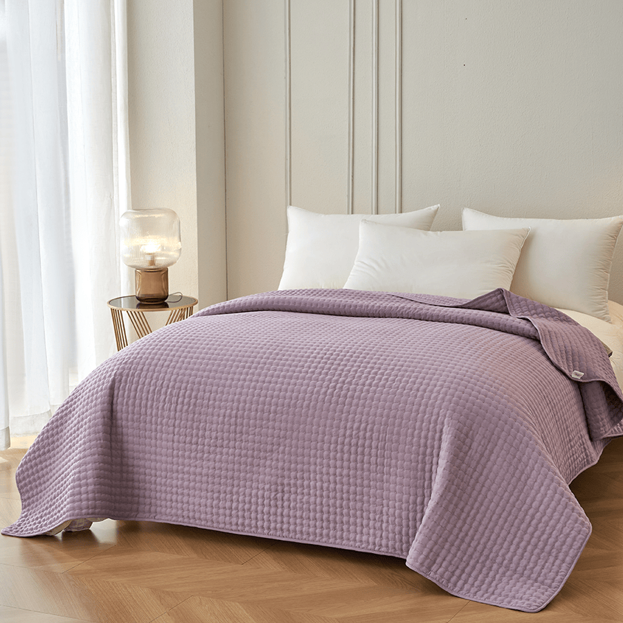 Ivy Bedspread - Purple