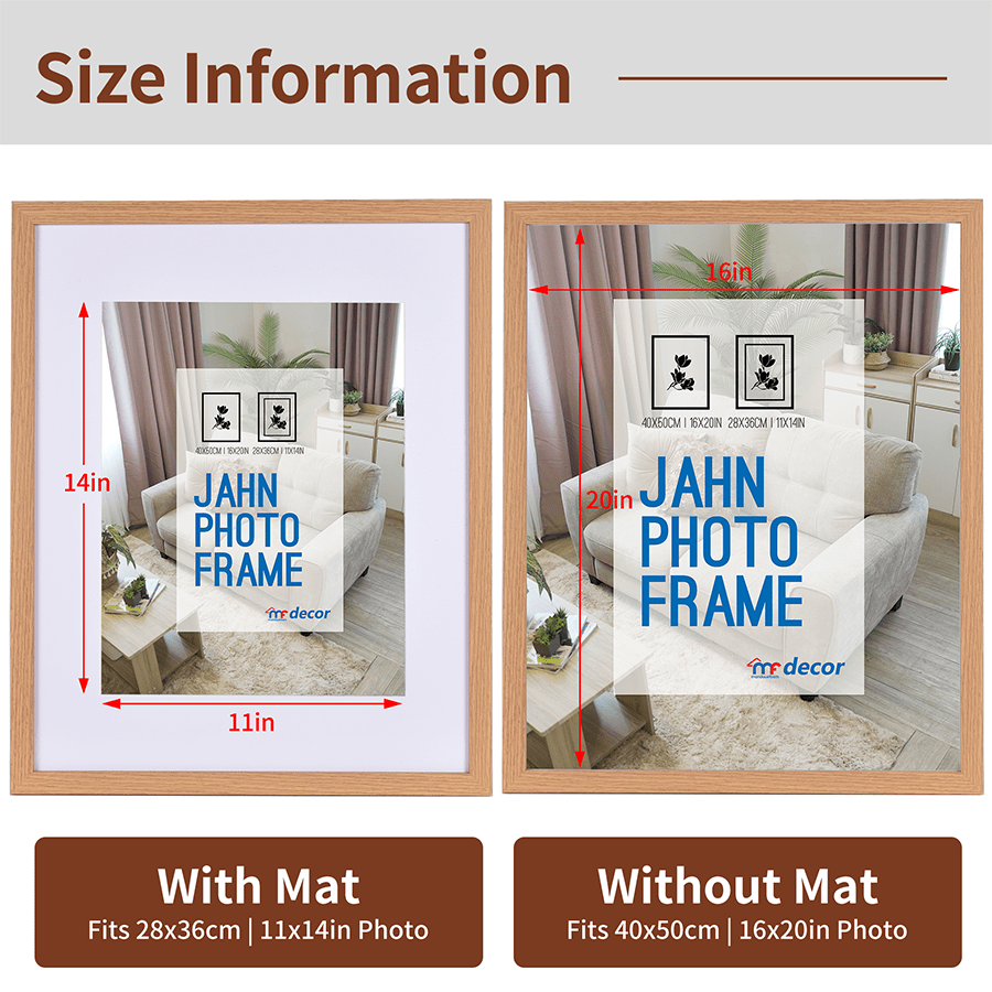 MORE JAHN OPTIONS Jahn Photo Frame 40x50 cm Jahn Photo Frame 40x50 cm Mandaue Foam