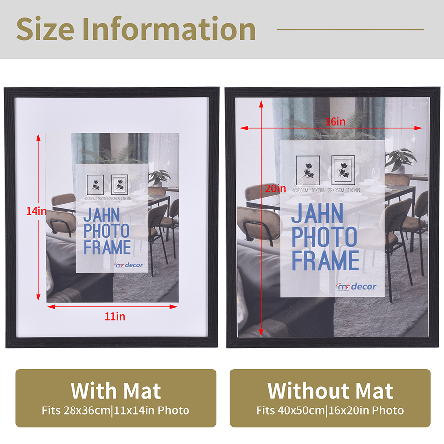 MORE JAHN OPTIONS Jahn Photo Frame 40x50 cm Jahn Photo Frame 40x50 cm Mandaue Foam