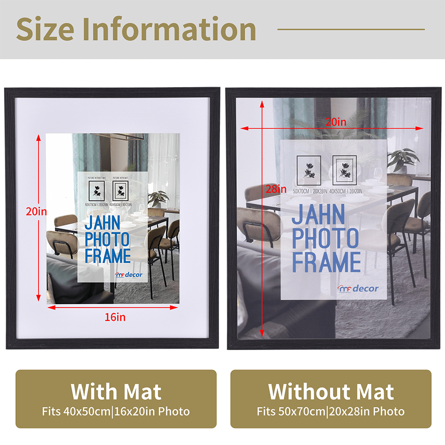 MORE JAHN OPTIONS Jahn Photo Frame 50x70 cm Jahn Photo Frame 50x70 cm Mandaue Foam