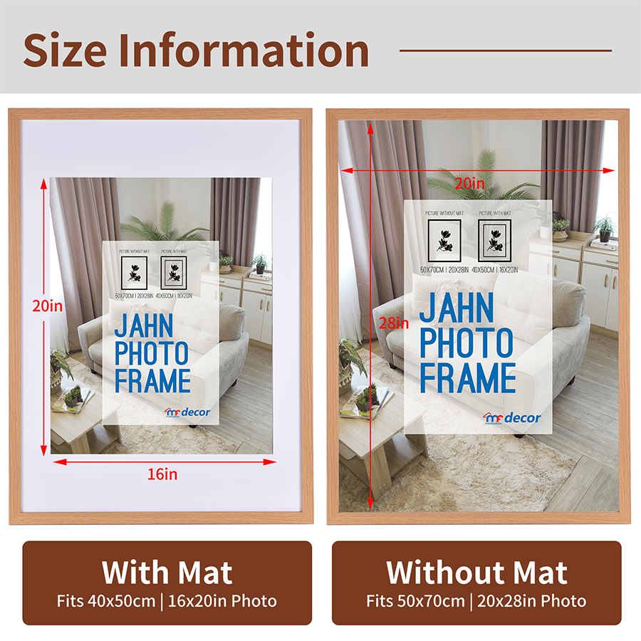 MORE JAHN OPTIONS Jahn Photo Frame 50x70 cm Jahn Photo Frame 50x70 cm Mandaue Foam