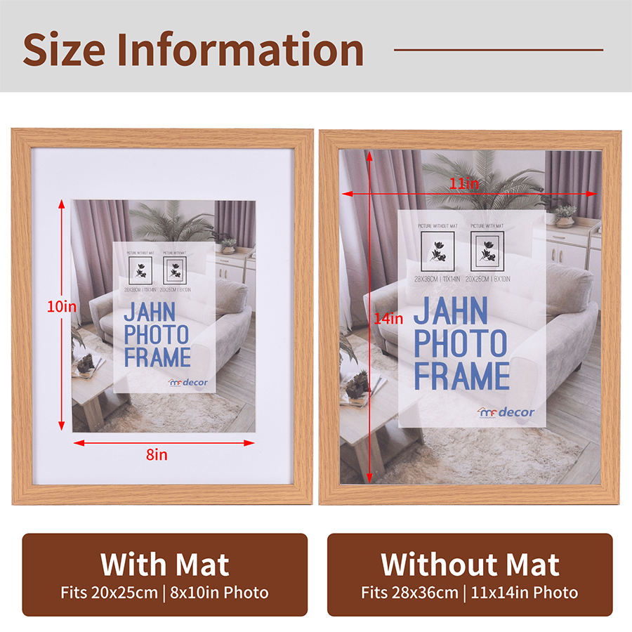 MORE JAHN OPTIONS Jahn Photo Frame with Mat 28x36cm Jahn Photo Frame with Mat 28x36cm Mandaue Foam