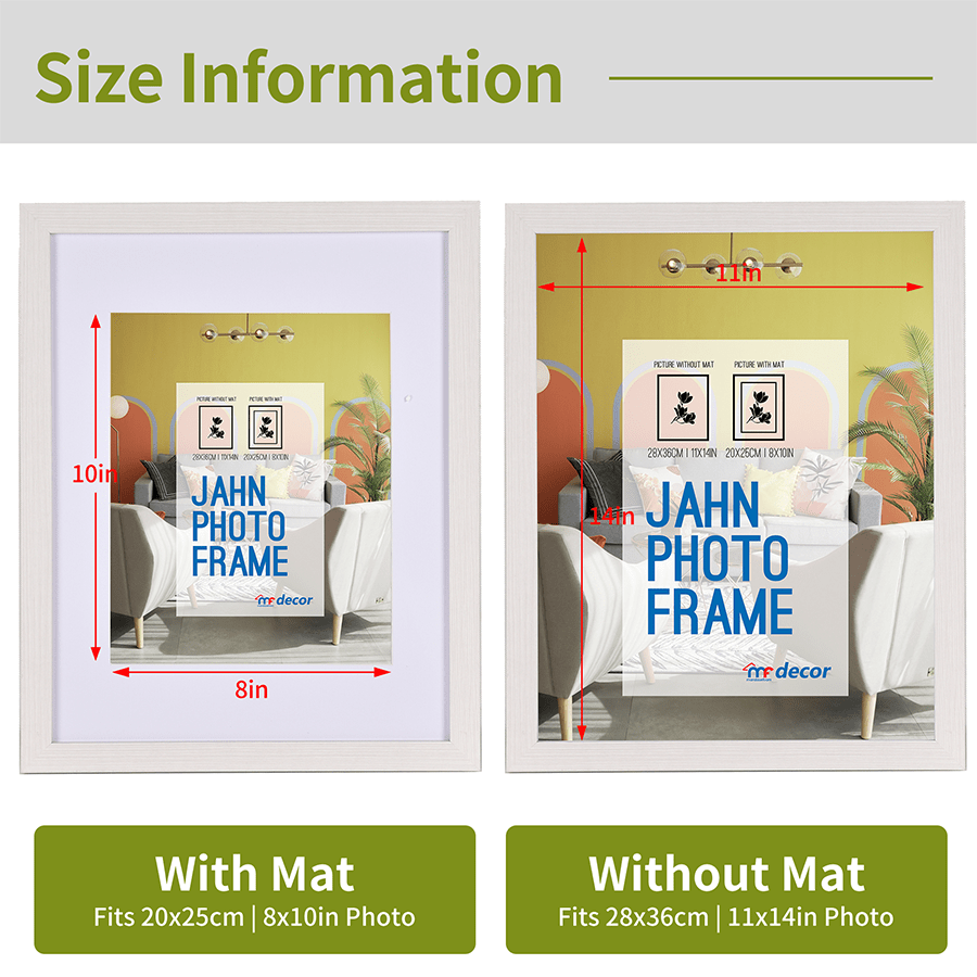 MORE JAHN OPTIONS Jahn Photo Frame with Mat 28x36cm Jahn Photo Frame with Mat 28x36cm Mandaue Foam