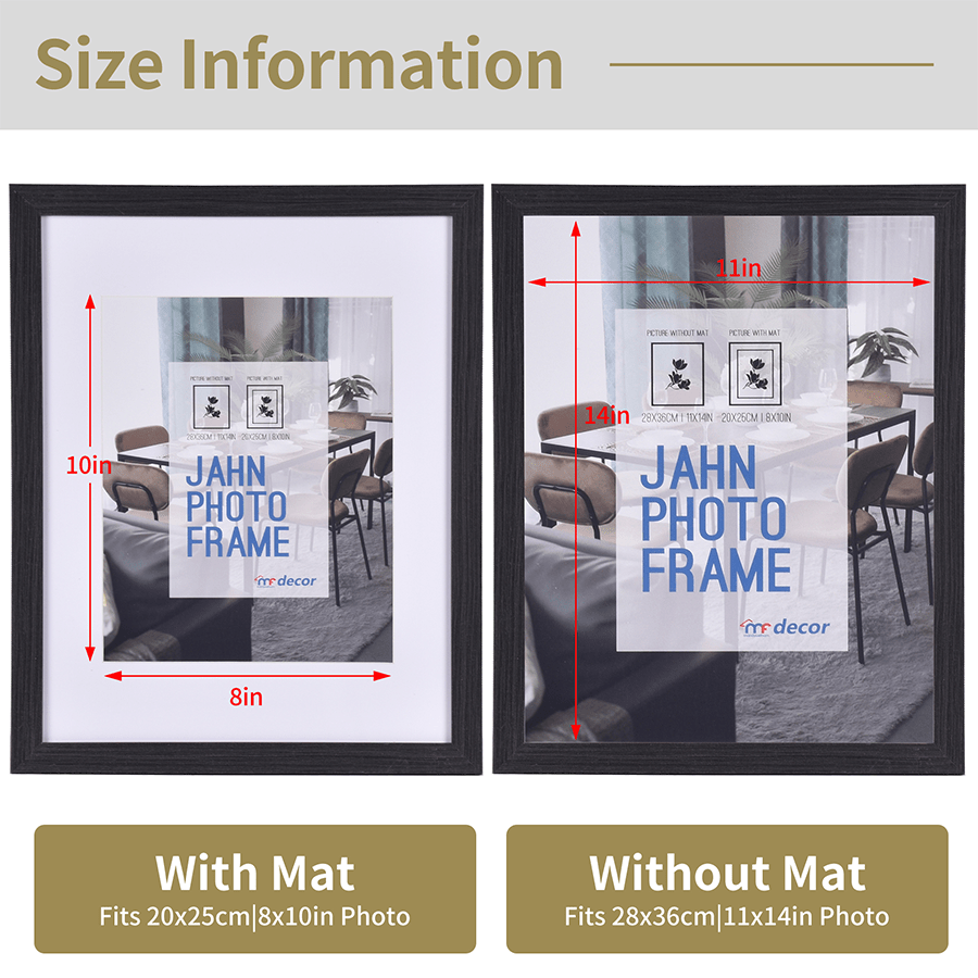 MORE JAHN OPTIONS Jahn Photo Frame with Mat 28x36cm Jahn Photo Frame with Mat 28x36cm Mandaue Foam