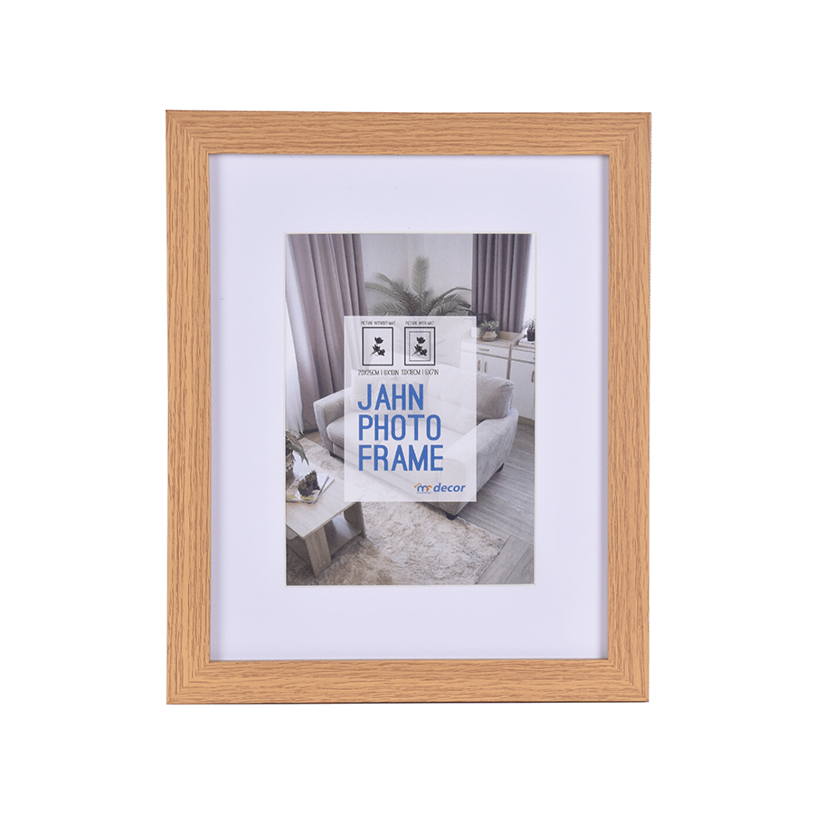 MORE JAHN OPTIONS Jahn Photo Frame with Mat 28x36cm Jahn Photo Frame with Mat 28x36cm Natural Mandaue Foam