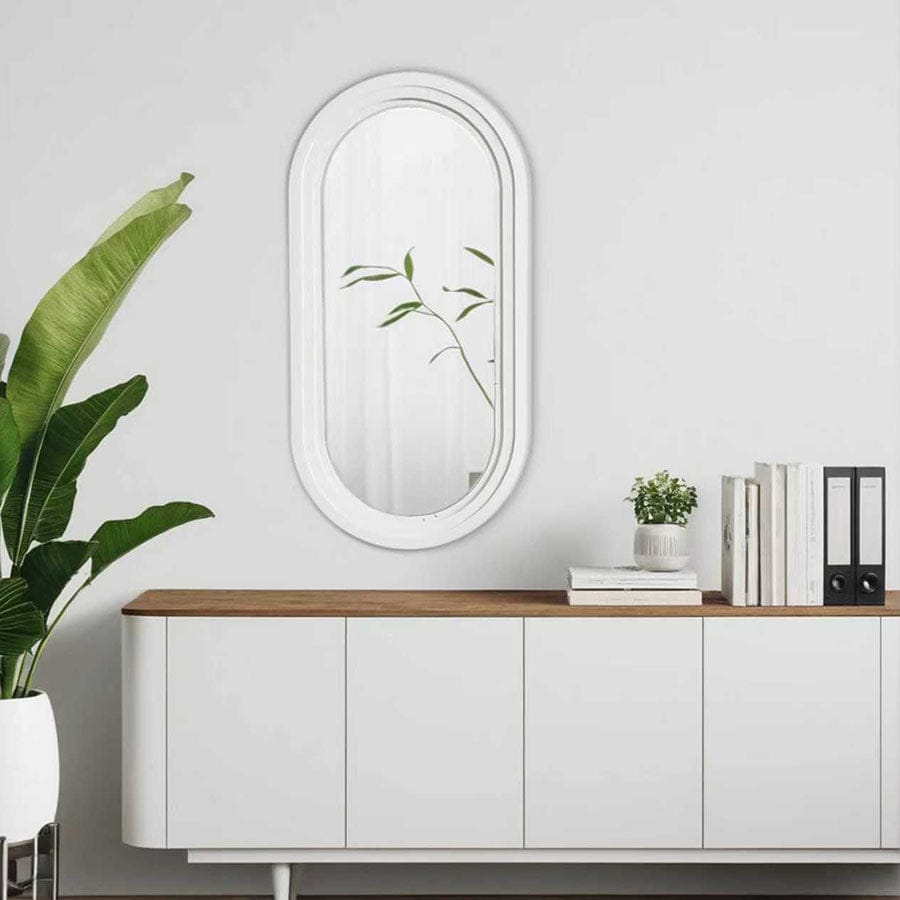 Jari Decorative Pill Mirror 40x80cm