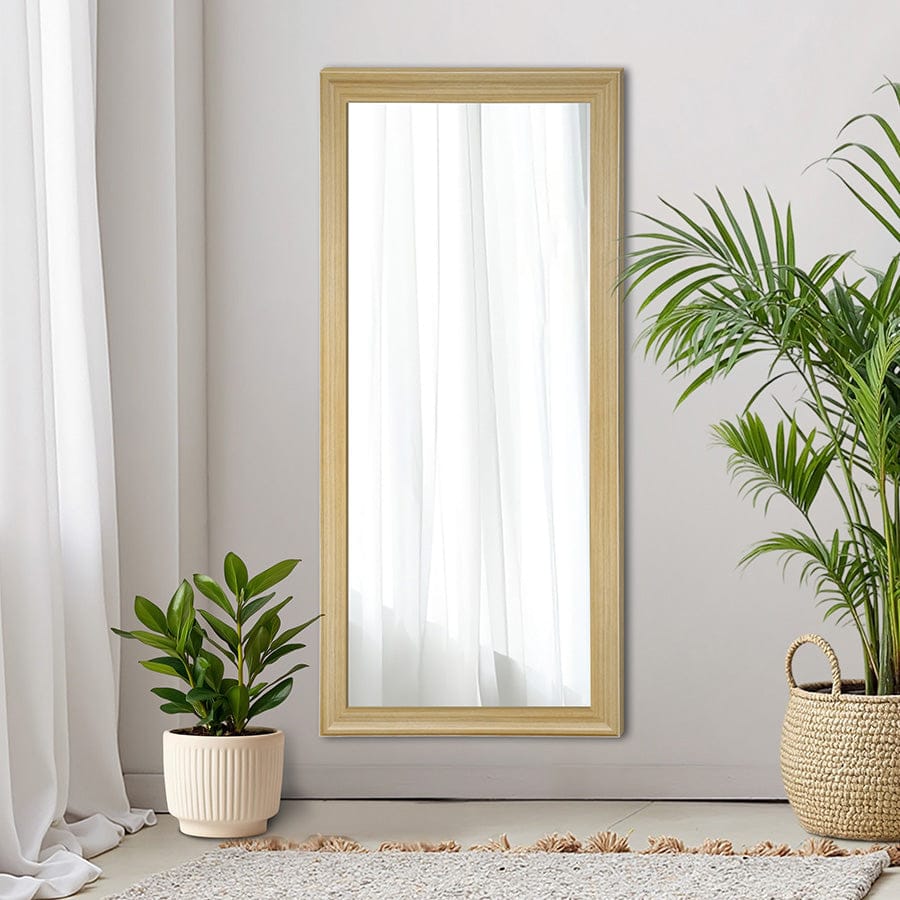 Jea Natural Maple Framed Mirror 60x150cm