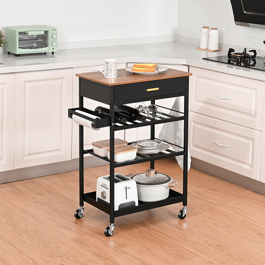 Jerrico Kitchen Island on Wheels