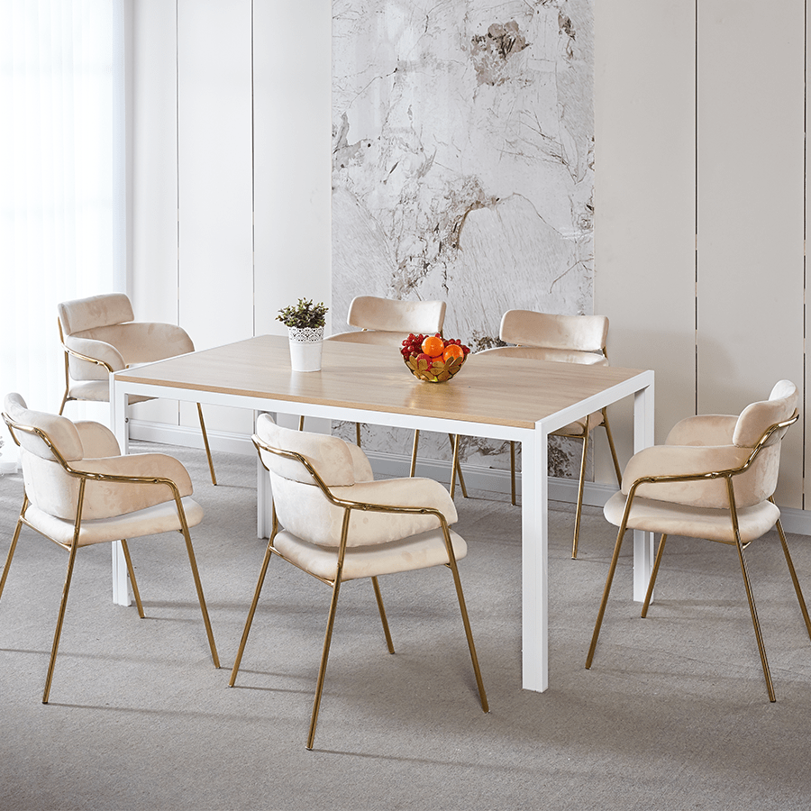 MORE JIMMI OPTIONS Jimmi 6 Seater Dining Table Jimmi 6 Seater Dining Table Mandaue Foam