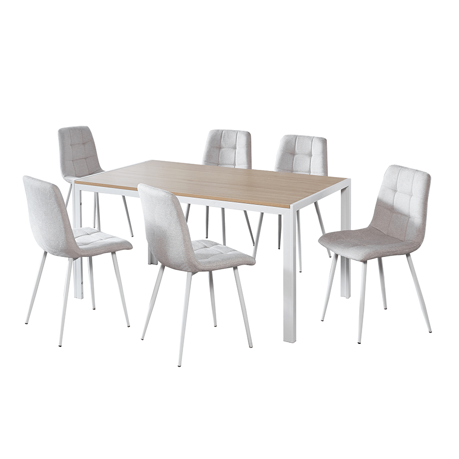 Jimmi+ Livia 6 Seater Dining Set Jimmi+ Livia 6 Seater Dining Set Mandaue Foam