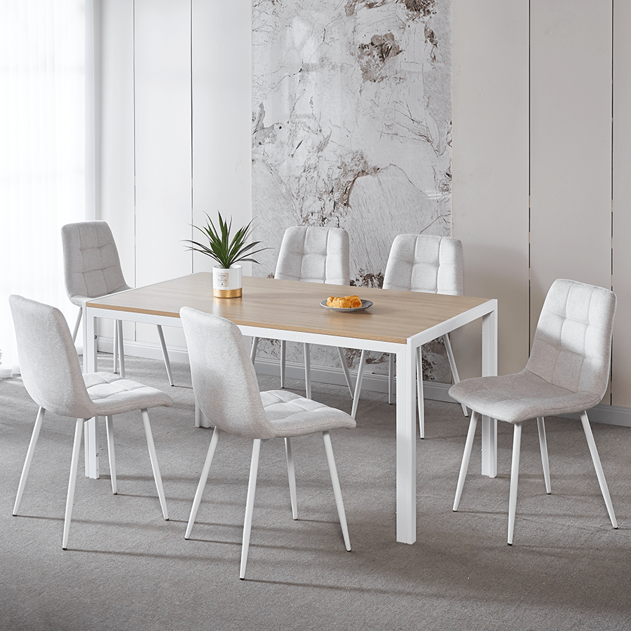 Jimmi+ Livia 6 Seater Dining Set Jimmi+ Livia 6 Seater Dining Set Mandaue Foam
