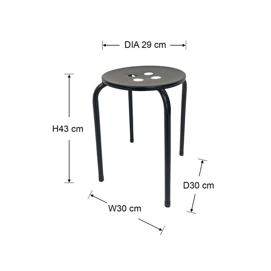 Johnie Stackable Stool Johnie Stackable Stool Mandaue Foam