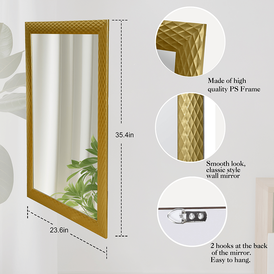 Junia Wall Framed Mirror Junia Wall Framed Mirror Mandaue Foam