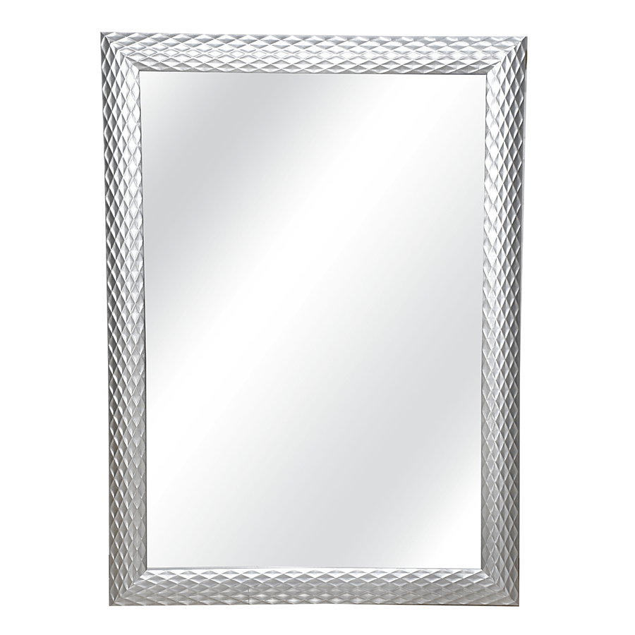 Junia Wall Framed Mirror Junia Wall Framed Mirror Silver Mandaue Foam