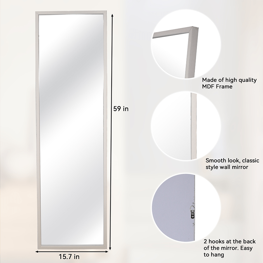MORE JURI OPTIONS Juri Framed Mirror 40x150 cm Juri Framed Mirror 40x150 cm Mandaue Foam