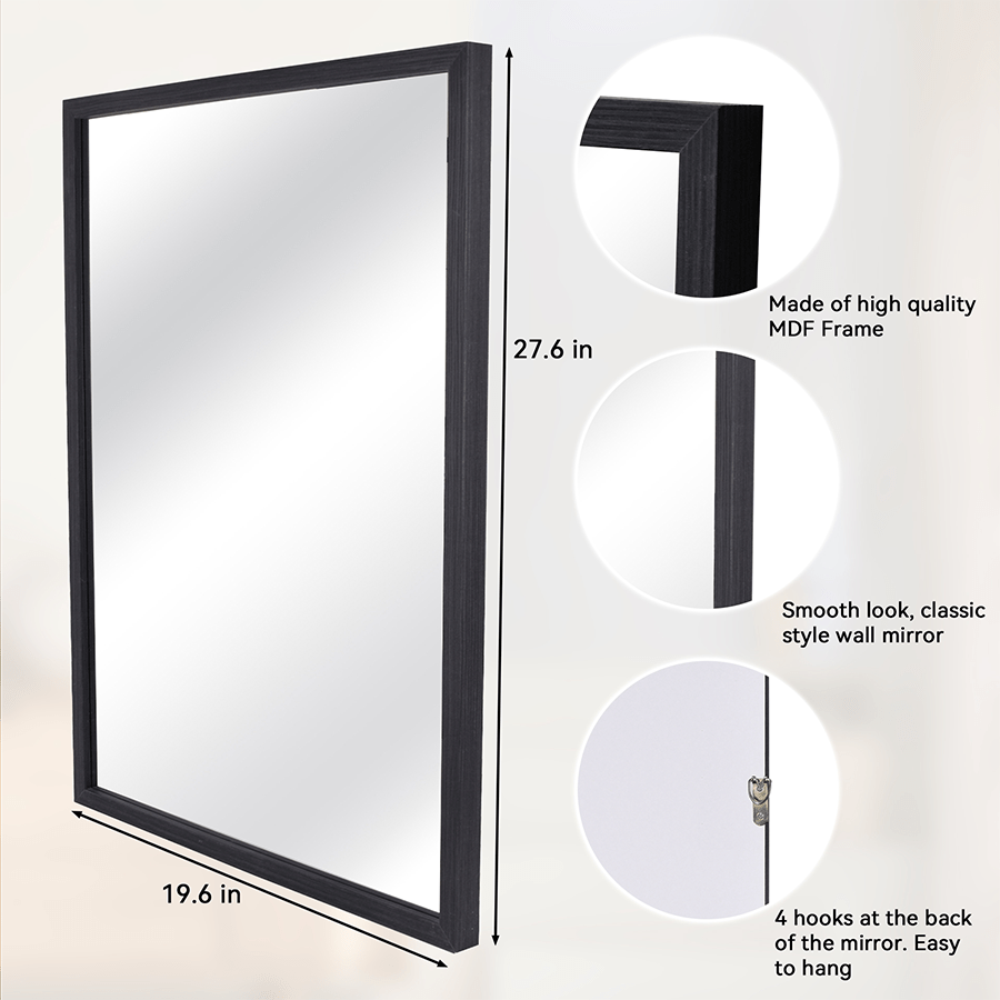 MORE JURI OPTIONS Juri Framed Mirror 50x70 cm Juri Framed Mirror 50x70 cm Mandaue Foam