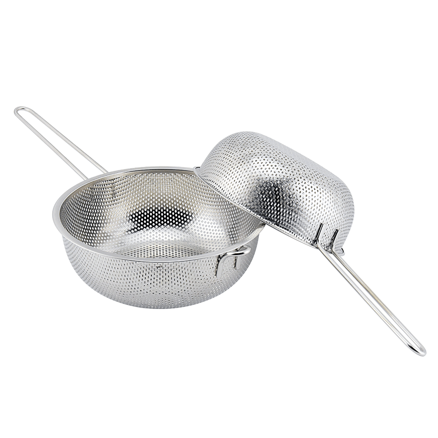 Kai Stainless Steel Colander with Handle
