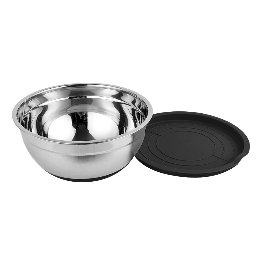 Kai Stainless Steel Mixing Bowl with Lid Set of 3