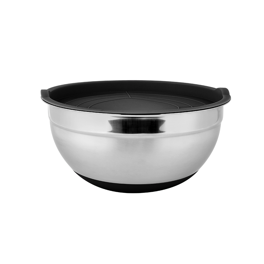 Kai Stainless Steel Mixing Bowl with Lid Set of 3