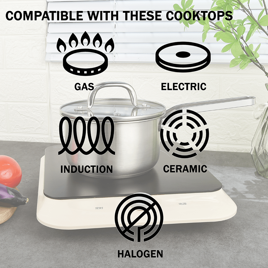 MORE KAI OPTIONS Kai Stainless Steel Saucepan with Lid Kai Stainless Steel Saucepan with Lid Mandaue Foam