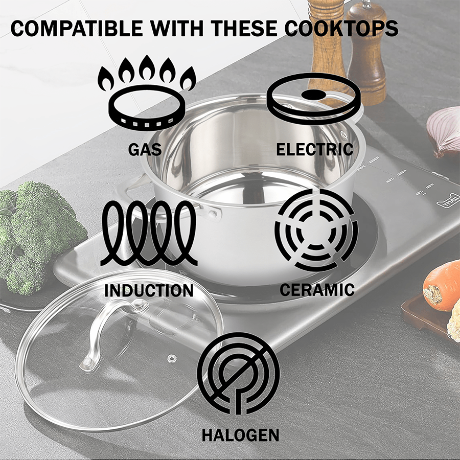 MORE KAI OPTIONS Kai Stainless Steel Soup Pot with Lid Kai Stainless Steel Soup Pot with Lid Mandaue Foam