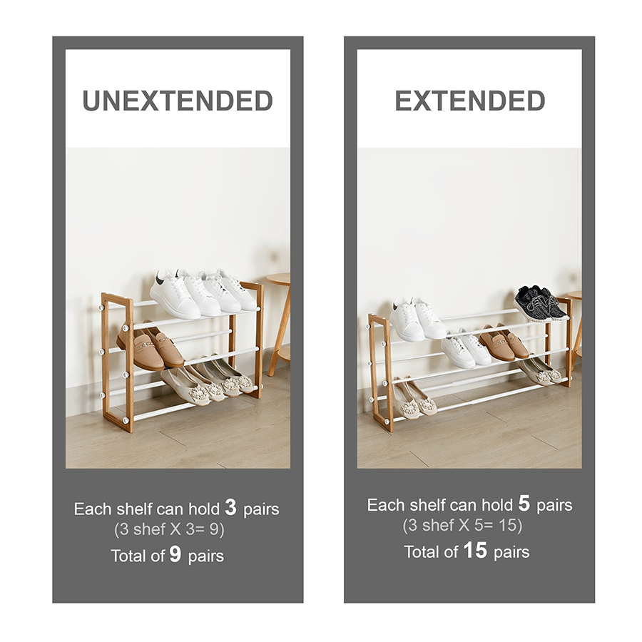 Kairo Extendable Shoe Rack Kairo Extendable Shoe Rack Mandaue Foam