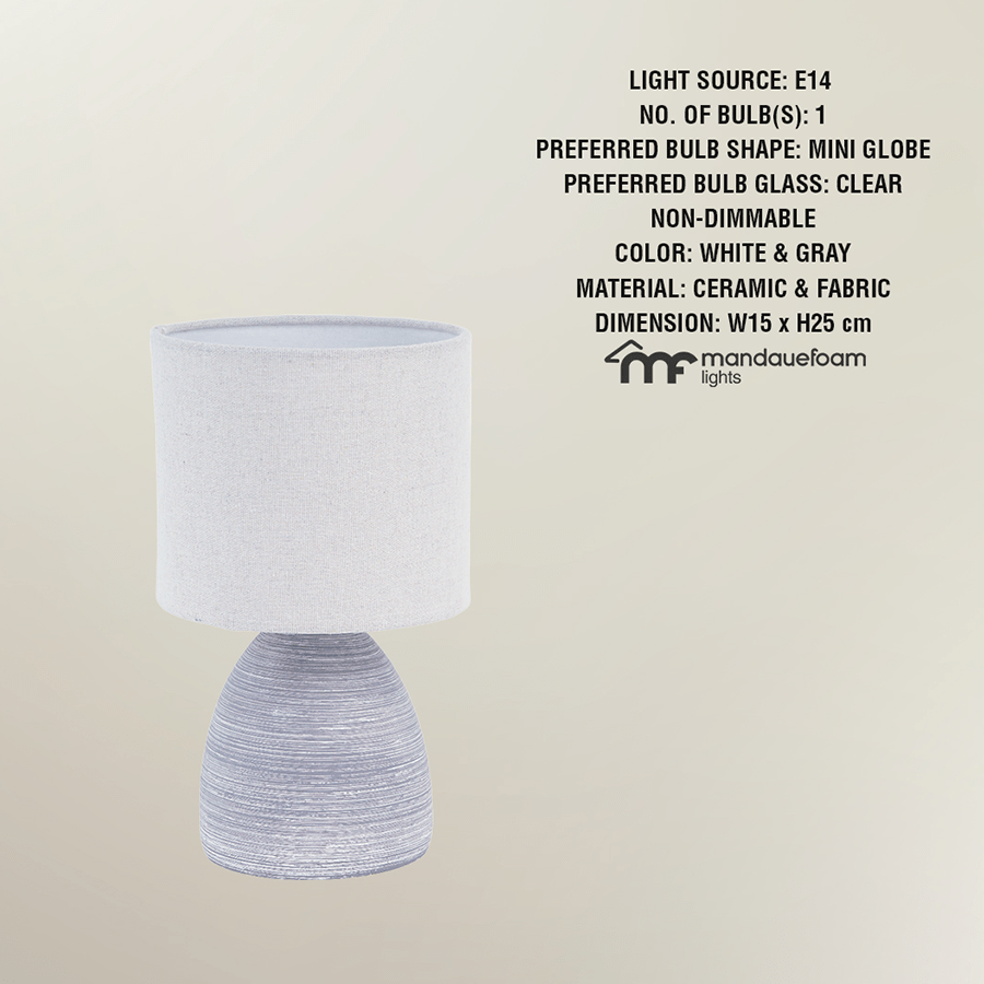 Karei Mini Ceramic Table Lamp Karei Mini Ceramic Table Lamp Mandaue Foam