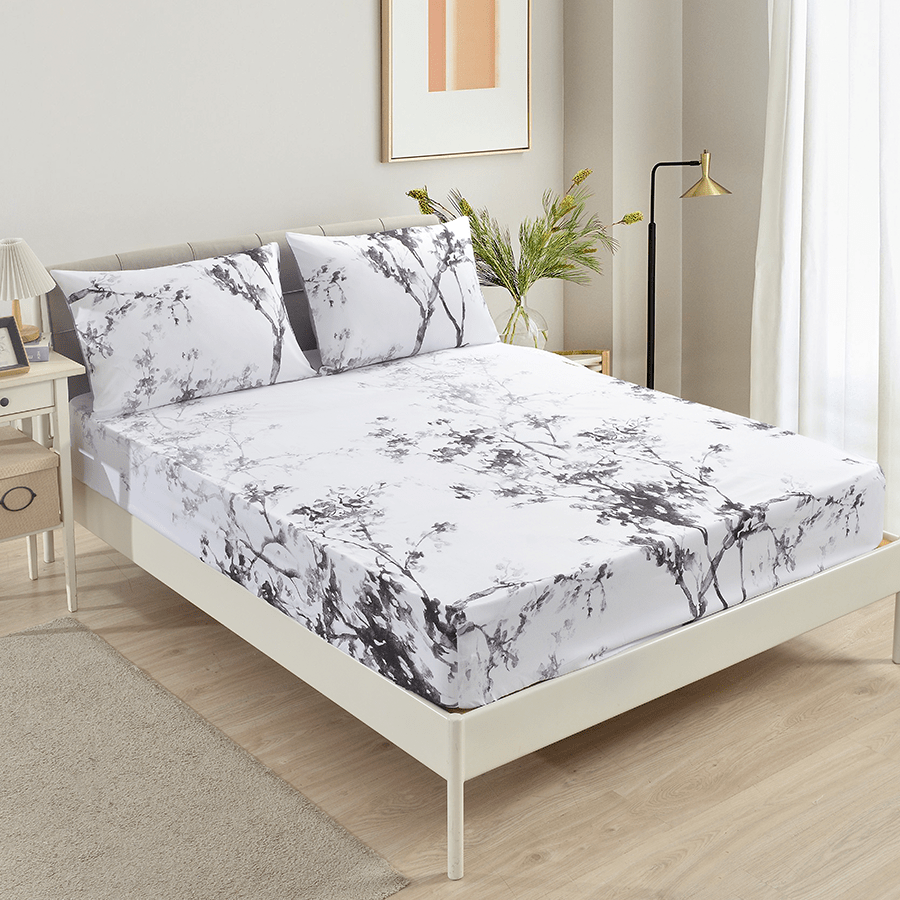 MORE KARINA DELUXE LINEN OPTIONS Karina Deluxe Printed 3pc Sheet Set Karina Deluxe Printed 3pc Sheet Set Mandaue Foam