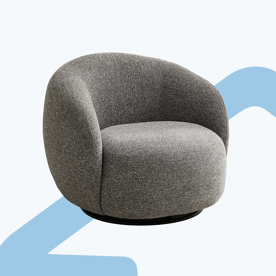 Kelly Swivel Arm Chair