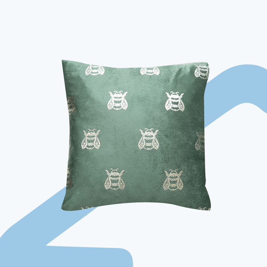 Killian Jade Bees Throw Pillowcase