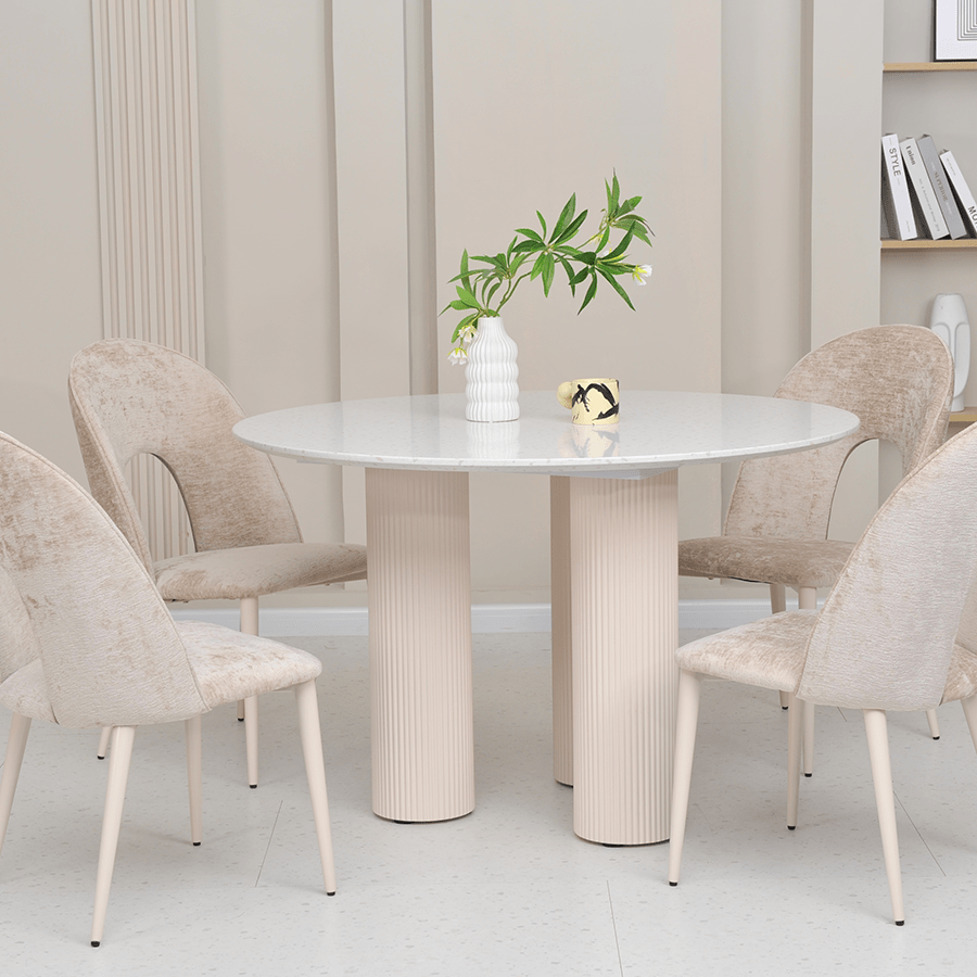 MORE KINSLEY OPTIONS Kinsley 4 Seater Round Dining Set Kinsley 4 Seater Round Dining Set Mandaue Foam