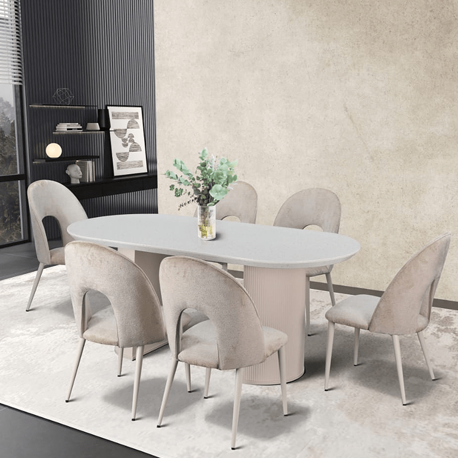 MORE KINSLEY OPTIONS Kinsley 6 Seater Oval Dining Set Kinsley 6 Seater Oval Dining Set Mandaue Foam
