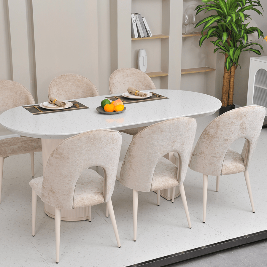 MORE KINSLEY OPTIONS Kinsley 6 Seater Oval Dining Set Kinsley 6 Seater Oval Dining Set Mandaue Foam