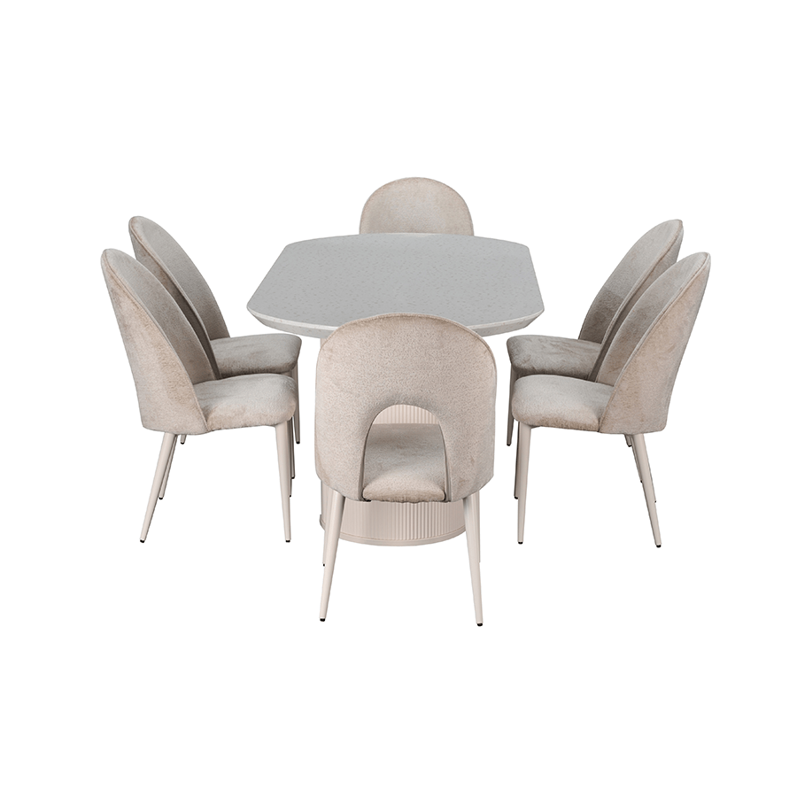 MORE KINSLEY OPTIONS Kinsley 6 Seater Oval Dining Set Kinsley 6 Seater Oval Dining Set Mandaue Foam