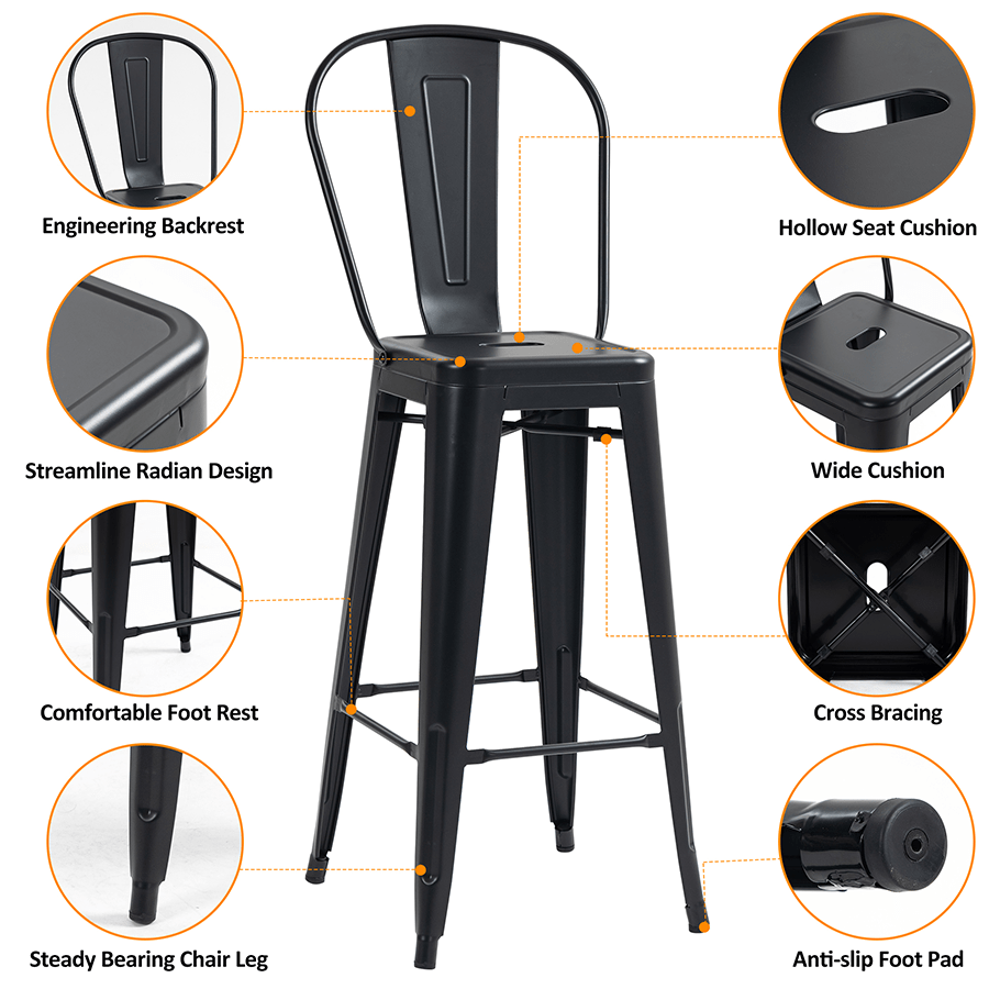 MORE KIRK OPTIONS Kirk Metal Bar Chair Kirk Metal Bar Chair Mandaue Foam