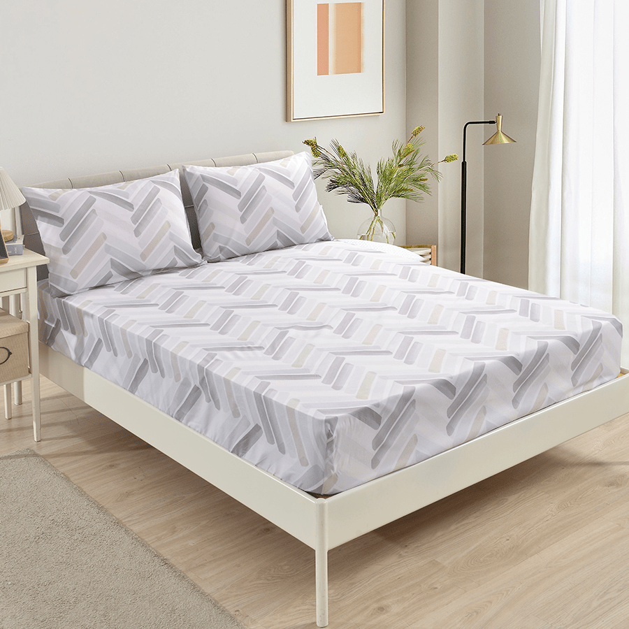 MORE KISKA DELUXE LINEN OPTIONS Kiska Deluxe Printed 3pc Sheet Set Kiska Deluxe Printed 3pc Sheet Set Mandaue Foam