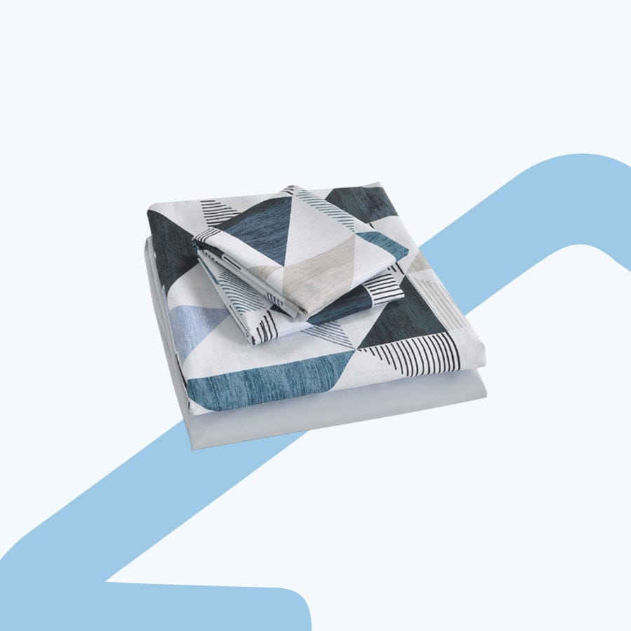 Kriss Comfort Printed 4pc Sheet Set