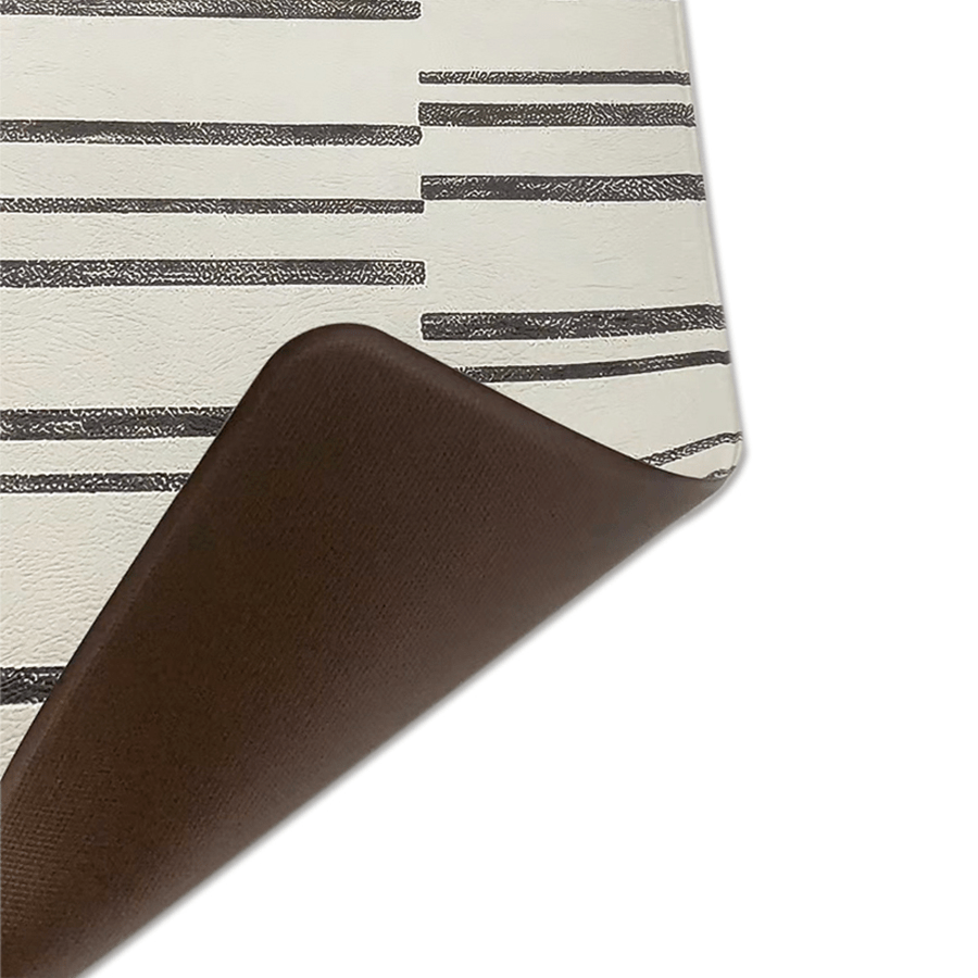 Kyros PVC Kitchen Mat Kyros PVC Kitchen Mat Black and White Mandaue Foam