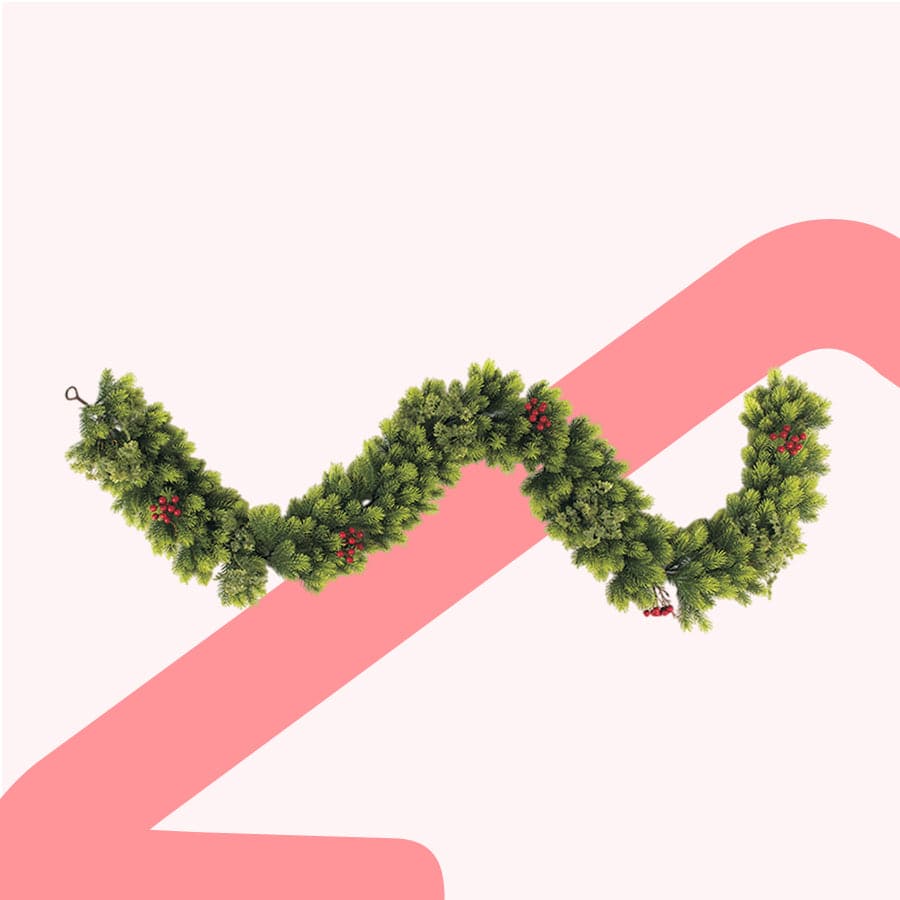 Lacebark Pine Garland 200cm