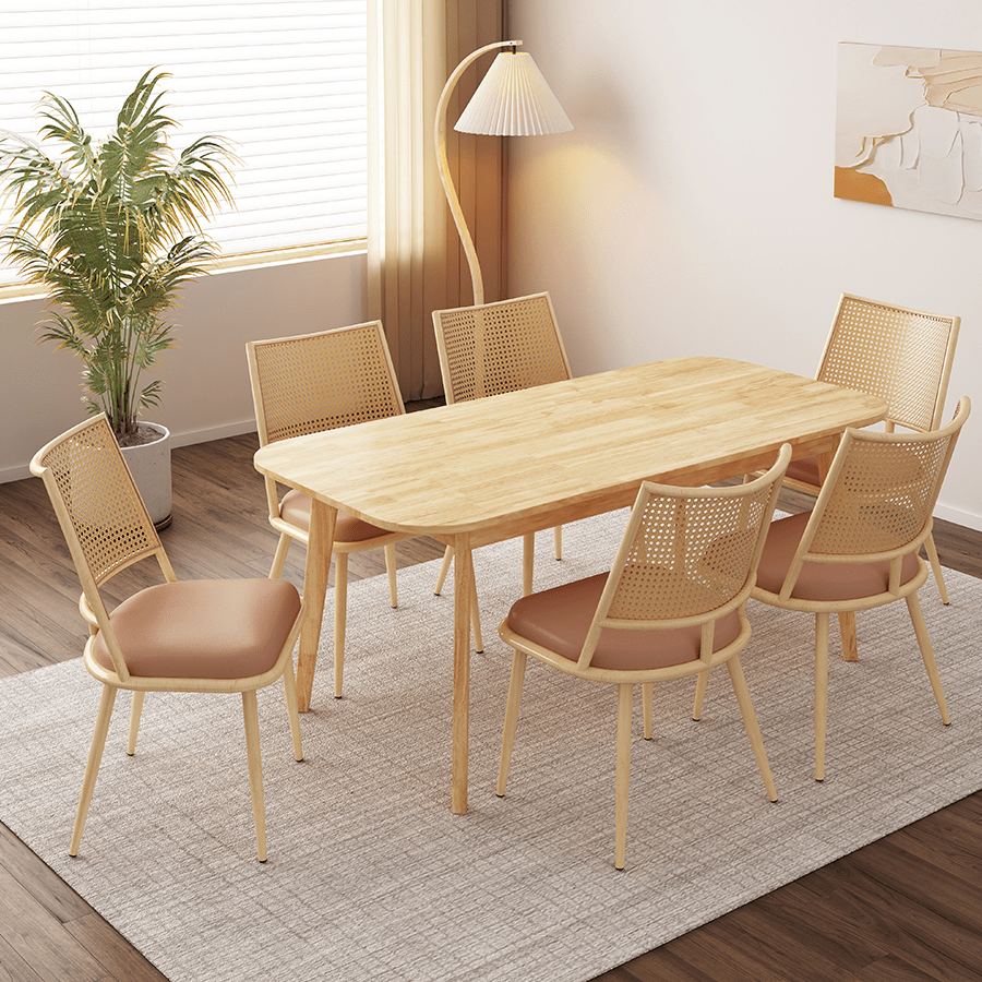 Lachie Rattan Dining Chair Lachie Rattan Dining Chair Mandaue Foam