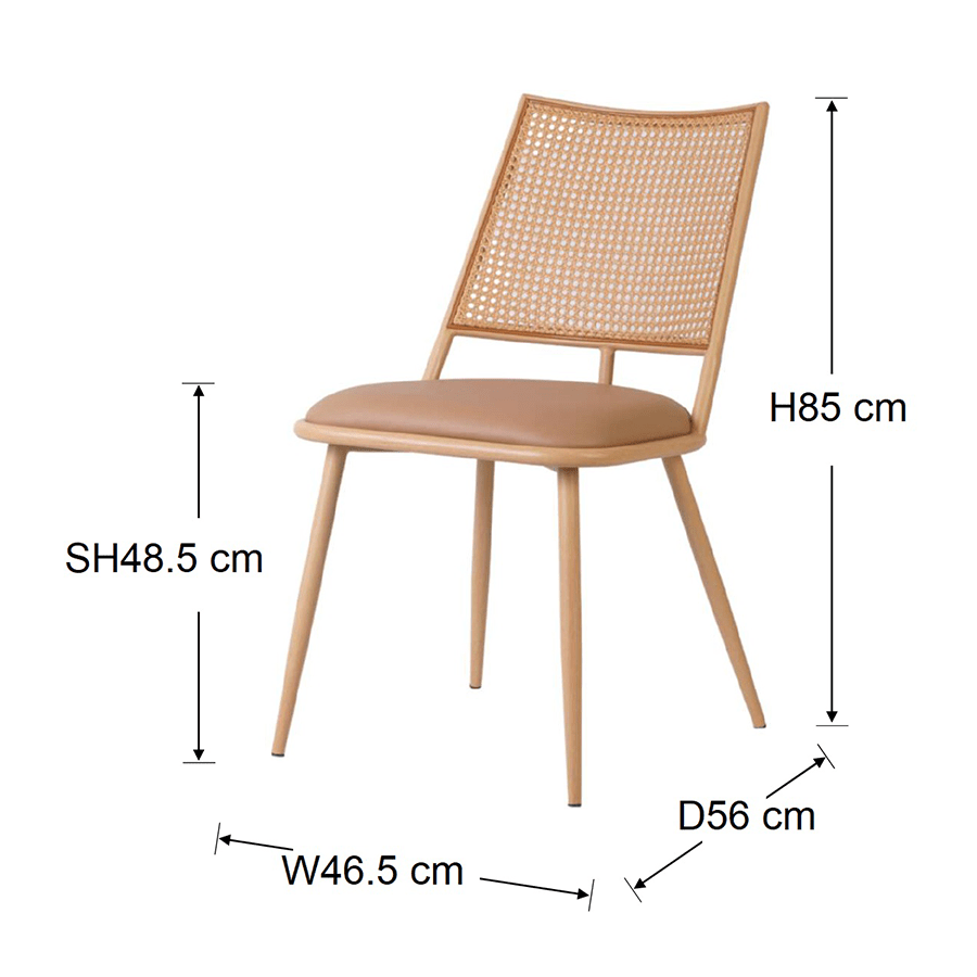 Lachie Rattan Dining Chair Lachie Rattan Dining Chair Mandaue Foam