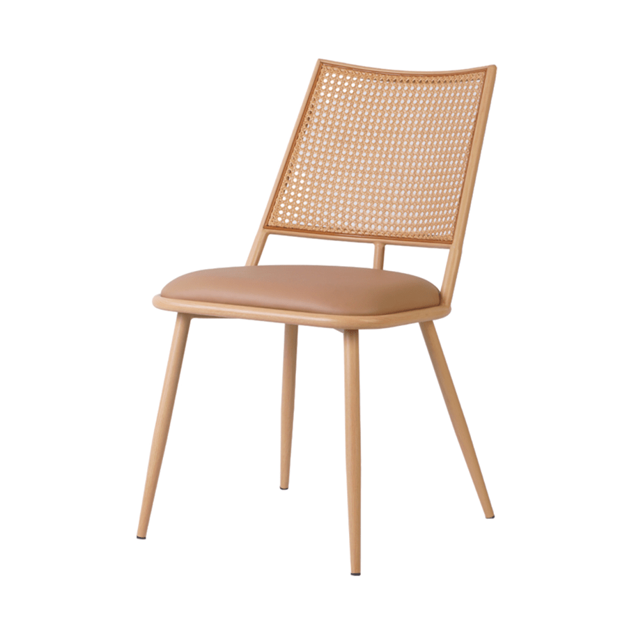 Lachie Rattan Dining Chair Lachie Rattan Dining Chair Almond Mandaue Foam