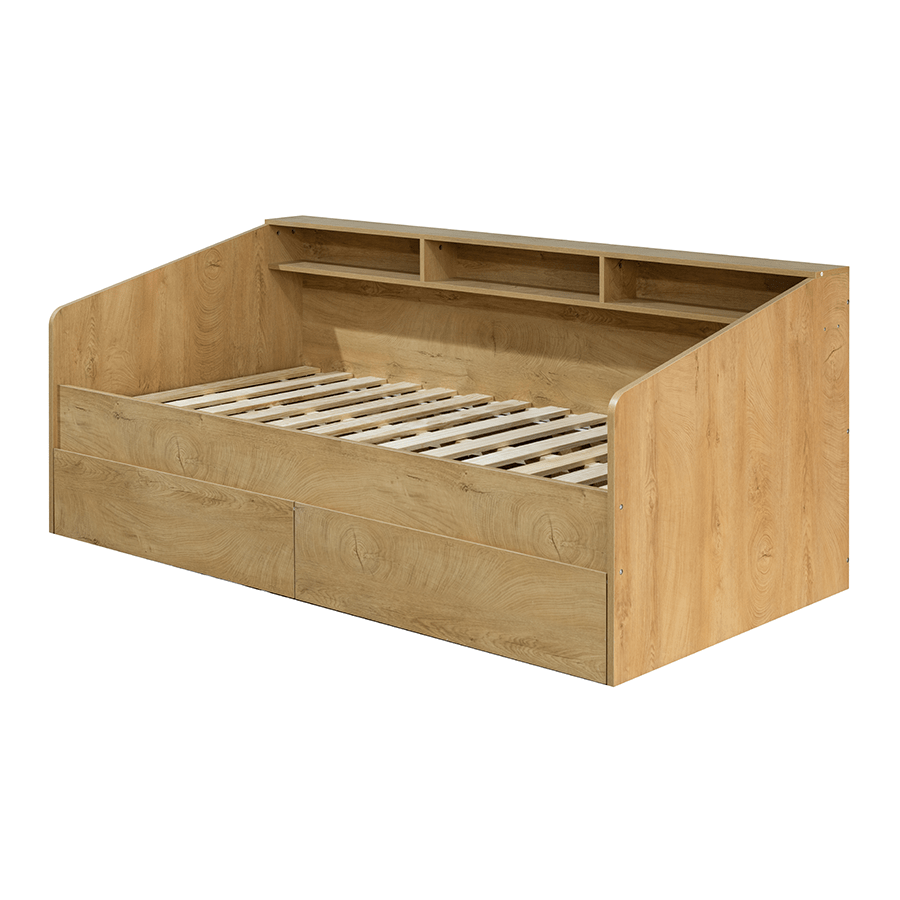 Larisa Daybed with Drawer Larisa Daybed with Drawer Oak Mandaue Foam