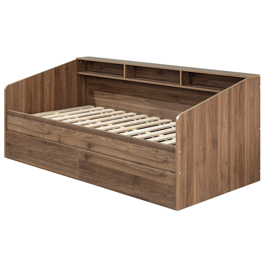 Larisa Daybed with Drawer Larisa Daybed with Drawer Walnut Mandaue Foam