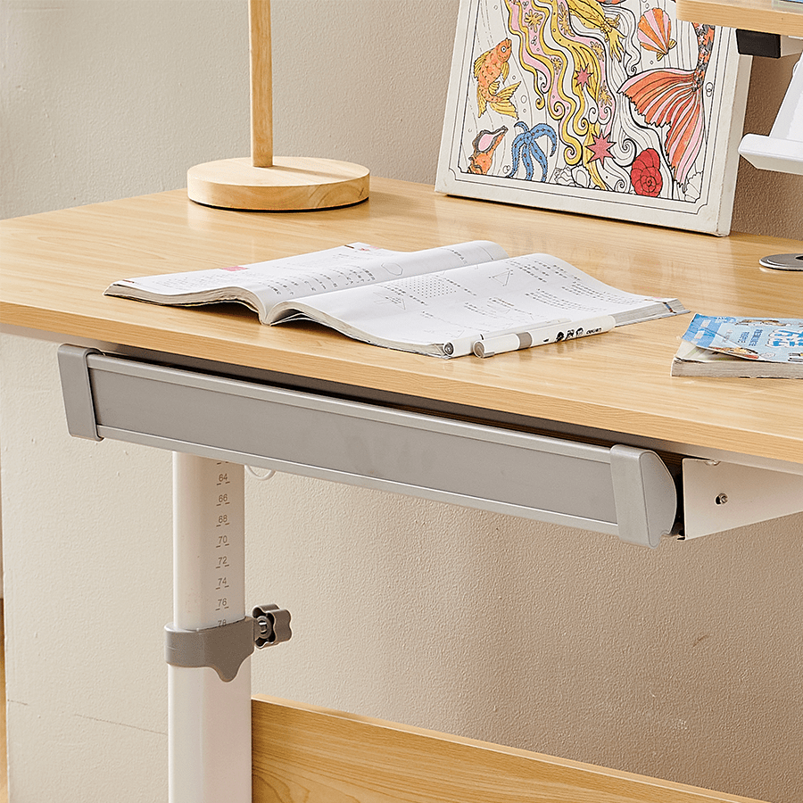 Lavita Adjustable Desk with Shelf